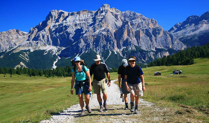 Walking in the Dolomites